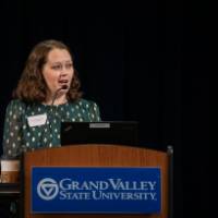 Emcee welcoming guests